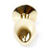 Анальная пробка Boss Series - Jewellery Gold PLUG Red S