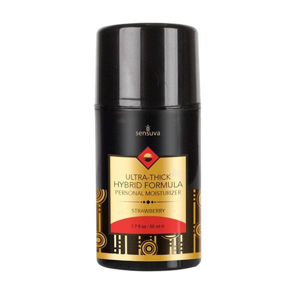 Густая крем-смазка на гибридной основе Sensuva UltraThick Hybrid Formula Strawberry, 100 мл