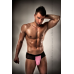 Мужские трусики с розовым гульфиком Passion THONG pink XXL/XXXL