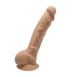 Фаллоимитатор SilexD Tomas Caramel (MODEL 1 размер 9in), двухслойный, силикон+Silexpan, диаметр 4,9см