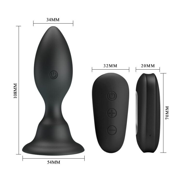 Анальный стимулятор с вибрацией MR PLAY - VIBRATING ANAL PLUG