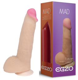 Фаллоимитатор EGZO, 20,5*5 см