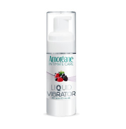 Лубрикант с эффектом вибрации Amoreane Med Liquid Vibrator Berries, 30 мл