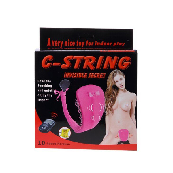 Вибро трусики с пультом д/у  C-String 