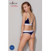 Спортивный топ с двойными бретелями Passion PS007 TOP navy blue, размер L