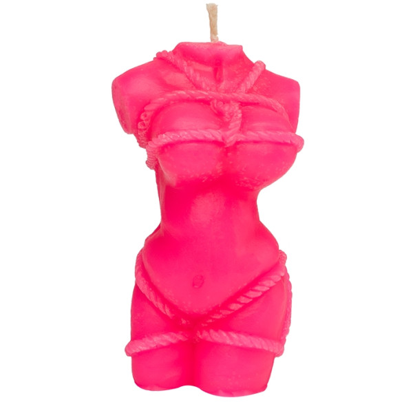 Свеча LOVE FLAME - Shibari I Pink Fluor