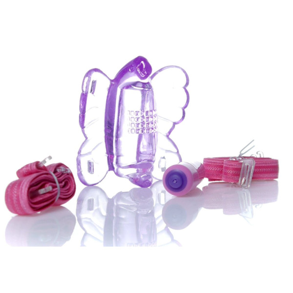 Вибро-стимулятор бабочка Butterfly Purple, 7,5 см