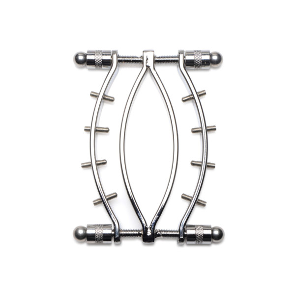 Зажим для половых губ Master Series Spread'Em Poker Vagina Clamp with Adjustable Pressure Screws