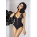 Боди монокини с глуюоким декольте ZOJA BODY black XXL/XXXL
