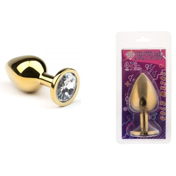 Анальная пробка, Gold Diamond, L