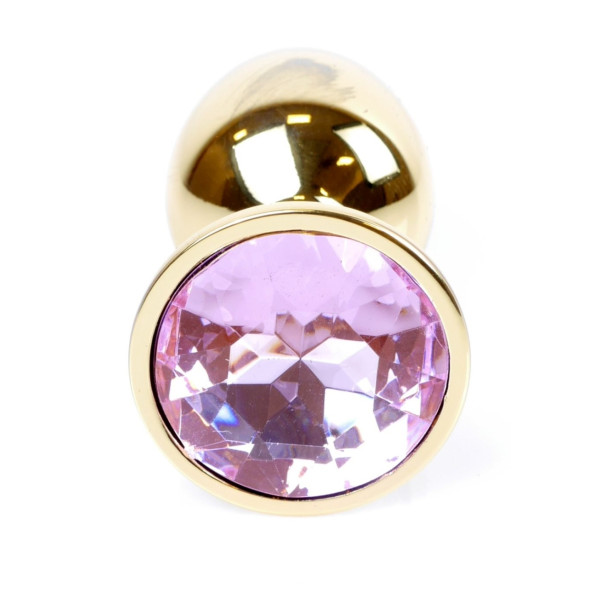 Анальная пробка Boss Series - Jewellery Gold PLUG Rose S