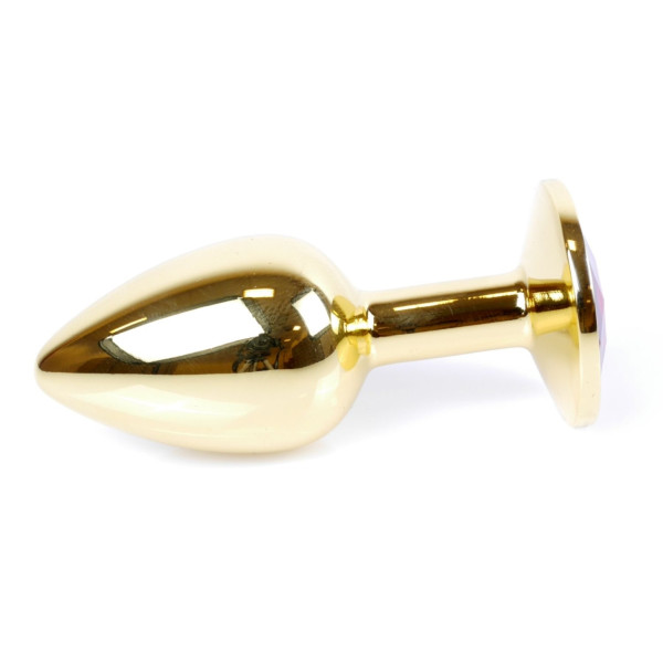 Анальная пробка Boss Series - Jewellery Gold PLUG Rose S