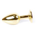 Анальная пробка Boss Series - Jewellery Gold PLUG Rose S