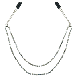 Украшение цепочка с зажимами для сосков Sportsheets Midnight Bling Nipple Clips