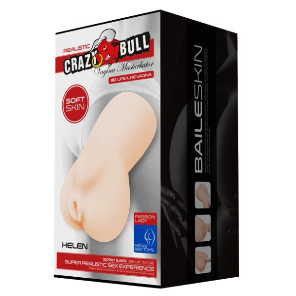 Мастурбатор-вагина Crazy Bull - Helen Realistic Vagina Vibration
