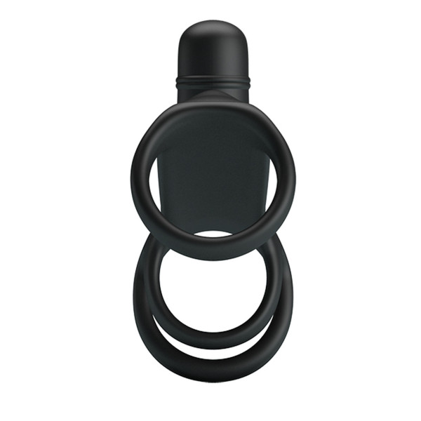 Насадка с вибрацией Pretty Love - VIBRATING PENIS SLING, 10 функций вибрации