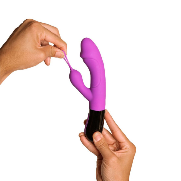 Вибратор-кролик Adrien Lastic Ares 2.0 с петелькой для пальца, перезаряжаемый