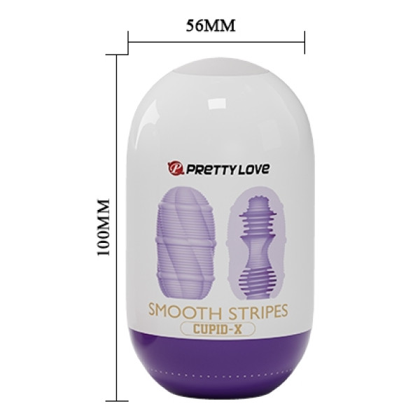 Мастурбатор яйцо Pretty Love - Smooth Stripes Cupid-X
