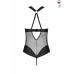 Сетчатый боди с халтером Amanda Body black - Passion, размер XXL/XXXL