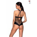 Сетчатый боди с халтером Amanda Body black - Passion, размер XXL/XXXL