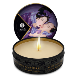 Массажная свеча Shunga Mini Massage Candle - Exotic Fruits 