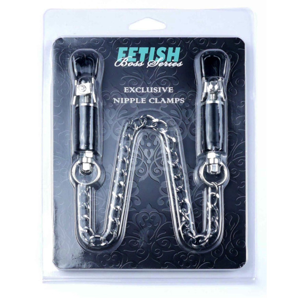 Зажимы для сосков Fetish Boss Series - №12 Exclusive Nipple Clamps