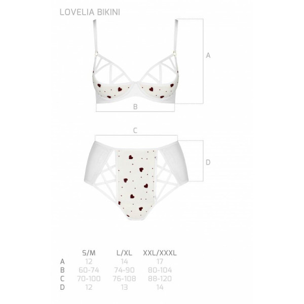 LOVELIA BIKINI white L/XL - Passion