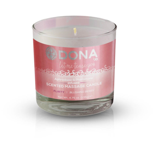 Массажная свеча DONA Scented Massage Candle Blushing Berry FLIRTY