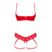 Комплект Obsessive Ingridia 2-pcs crotchless set XS/S