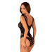 Боди с большими вырезами Obsessive B139 crotchless teddy S/M/L, с доступом