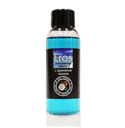 МАСЛО МАССАЖНОЕ Eros tropic, с ароматом кокоса, 50 мл