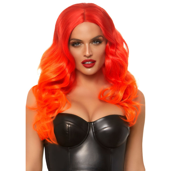 Рыжий парик омбре Leg Avenue Ombre long wavy wig, длинный, локоны, 61 см