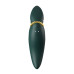 Вибратор 2в1 с язычком Zalo ? Hero Jewel Green, кристалл Swarovski