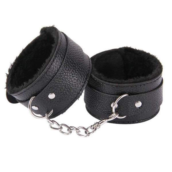 Оковы с мехом, BLACK