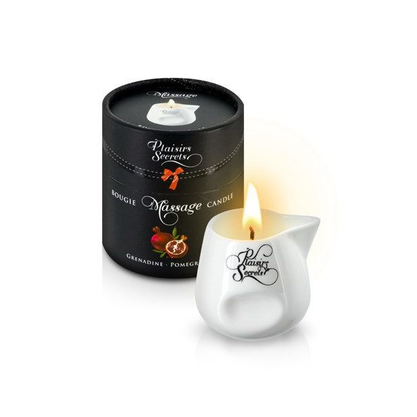 Массажная свеча Plaisirs Secrets Pomegranate 
