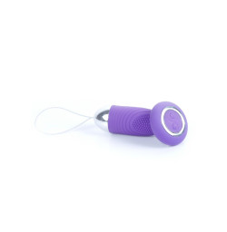 Виброяйцо с пультом ДУ - Remoted controller egg 0.2 USB Purple, 9 см