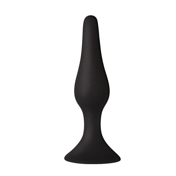 Анальная пробка на присоске MAI Attraction Toys №35 Black, длина 15,5 см, диаметр 3,8 см