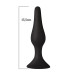 Анальная пробка на присоске MAI Attraction Toys №35 Black, длина 15,5 см, диаметр 3,8 см