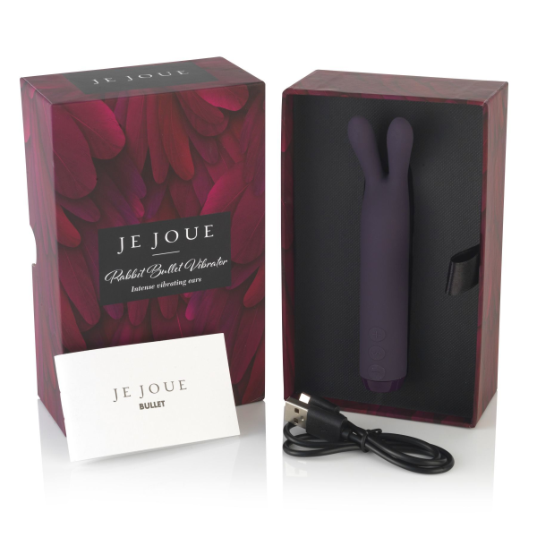 Вибратор с ушками Je Joue - Rabbit Bullet Vibrator Purple