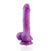 Фаллоимитатор 8.2? с вибрацией для секс-машин Hismith Purple Silicone Dildo with Vibe