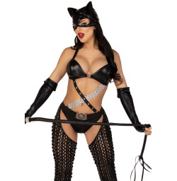 Эротический костюм кошечки-госпожи Leg Avenue Mistress Kitty L