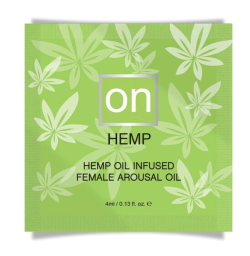 Пробник возбуждающего масла Sensuva - ON for Her Hemp Infused Arousal Oil, 4 мл