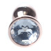 Анальная пробка Boss Series - Jewellery Red Gold PLUG Clear S