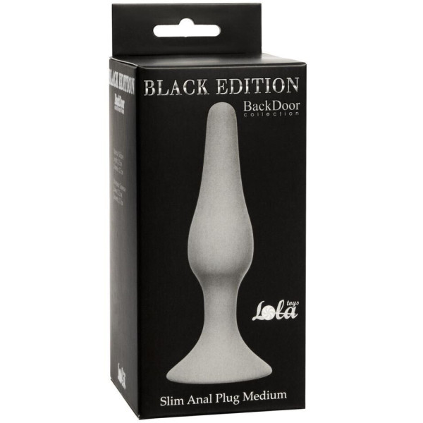 Анальный плаг Slim Anal Plug Medium - Grey