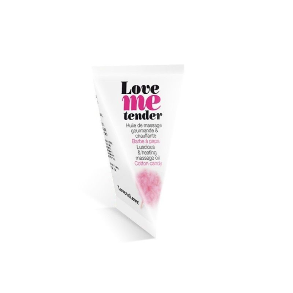 Разогревающее массажное масло Love To Love LOVE ME TENDER Cotton candy
