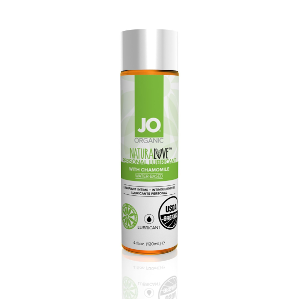 Смазка на водной основе System JO NATURALOVE - ORGANIC с экстрактом листьев агавы и ромашки, 120 мл