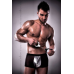 Мужские шорты с блестящим гульфиком Passion SHORT black L/XL