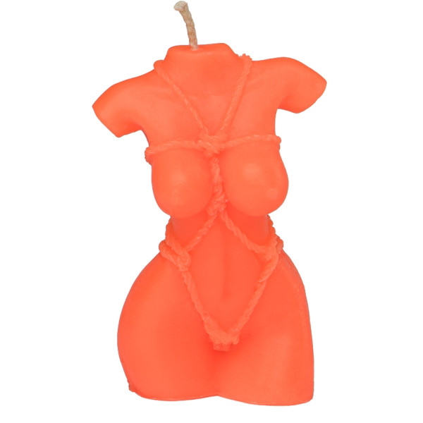 Свеча LOVE FLAME - Shibari II Orange Fluor