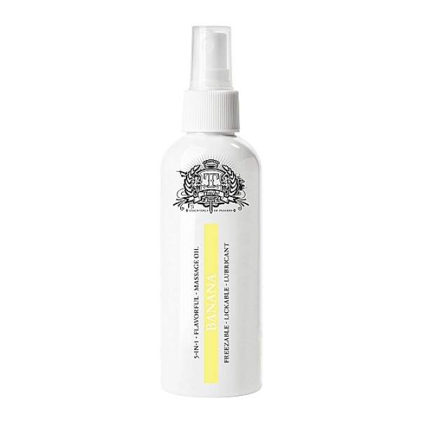 Оральный лубрикант Shots Ice Lubricant - Banana, 80 мл