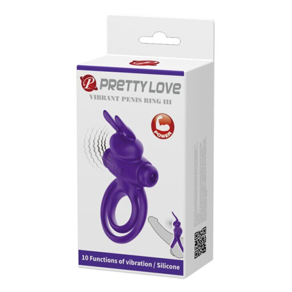 Кольцо эрекционное серии Pretty Love  Vibrant penis ring III 